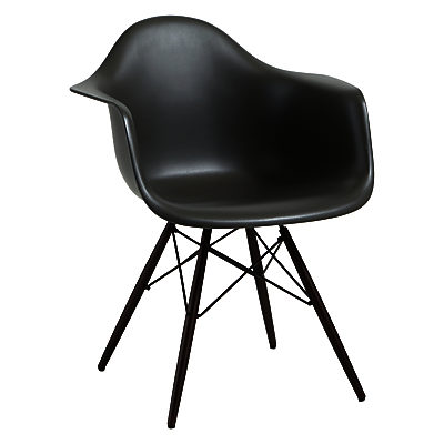 Vitra Eames DAW 43cm Armchair Grey / Dark Maple